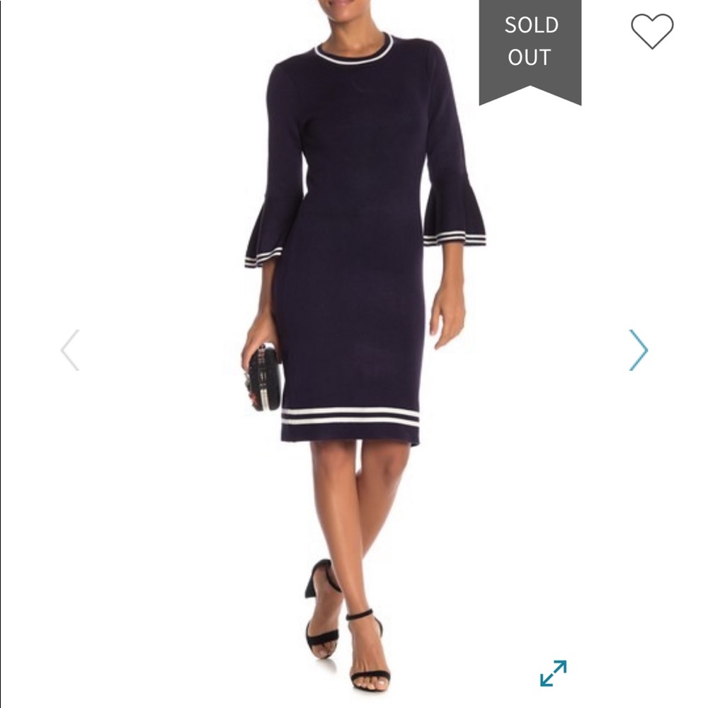 Eliza J Dress Half Sleeve Sweater Sheath N…